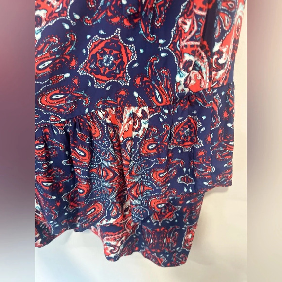 PARKER Paisley Halter Fit And Flare Dress Multi color size Small 100% Silk - Picture 8 of 14